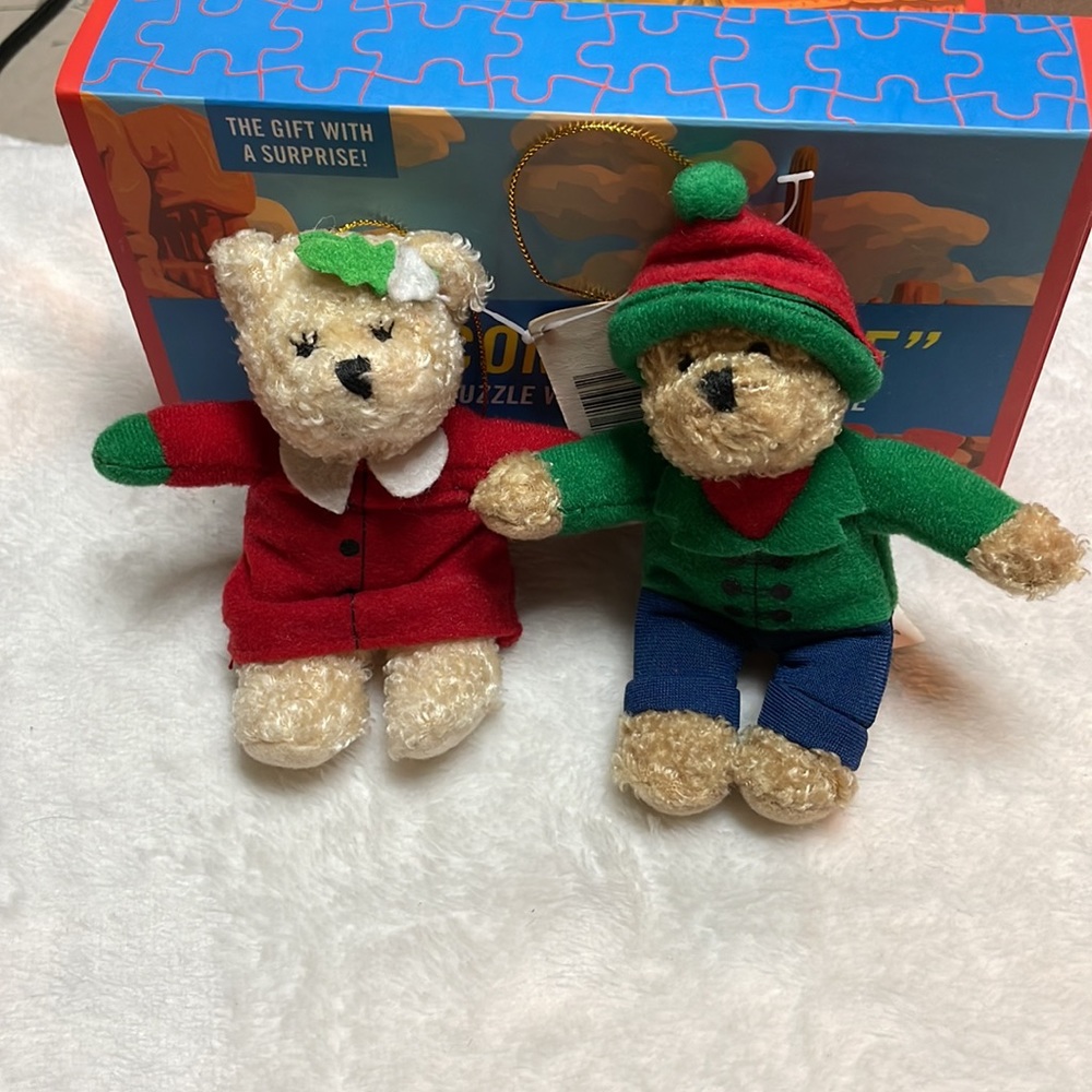 Hallmark Mini Kiss Kiss Christmas Bears